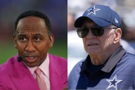 Stephen A. Smith Reveals Why He Left Jerry Jones’ Suite Just After Cowboys Fumble Find out the why Stephen A. Smith left Jerry Jones’ suite at the Monday Night Football and why Jerry’s wife asked him 