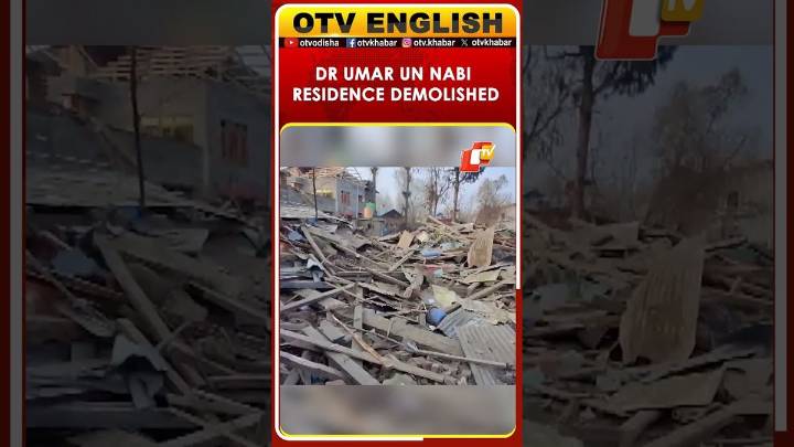 Delhi Blast Case: Dr Umar Un Nabi’s Residence Demolished In Pulwama