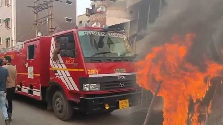 Major Fire Breaks Out In Delhi's Wazirpur Industrial Area India News
