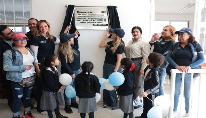 Mejora Huixquilucan jardín de niños con la construcción de tres nuevas aulas