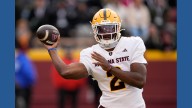 Sims sets Arizona State QB rushing record with 228 yards in 24