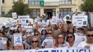 Protesta de los técnicos sanitarios en Málaga