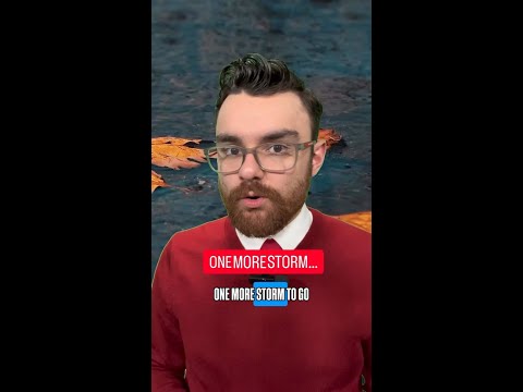 One more storm then drier weather