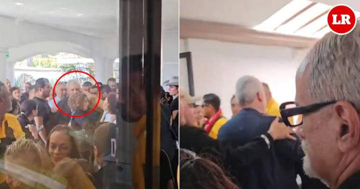 Golpean a Alfredo Ramírez Bedolla en funeral de Carlos Manzo, alcalde de Uruapan asesinado