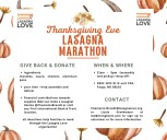 Local non-profit hosts first ever “Lasagna Marathon” to give back to families