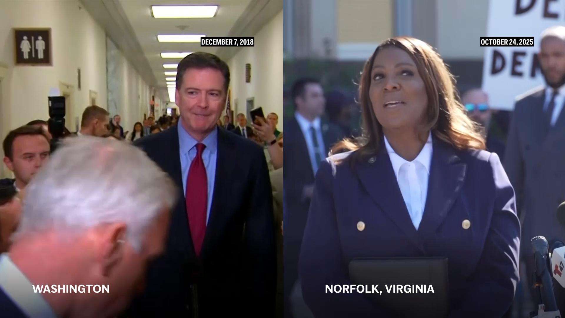 Judge dismisses Comey, James indictments after finding that prosecutor was illegally appointed