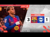 Barcelona vs. Alavés (3-1): video, goles y resumen del partido por LaLiga