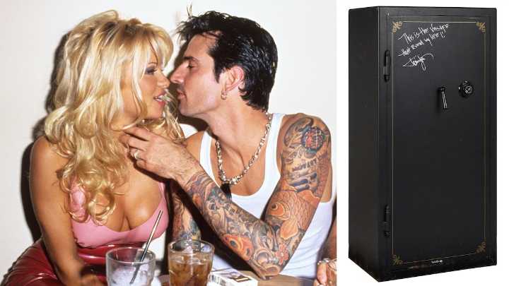 Tommy Lee and Pamela Anderson's Infamous Sex-Tape Safe Sells at Auction