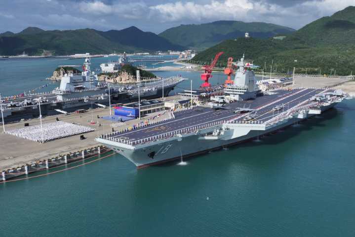 China seeks to project power far beyond its coast with the new Fujian aircraft carrier