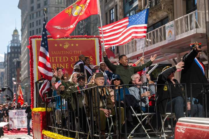 Veterans Day Parade in New York City marks 250 years of US military history