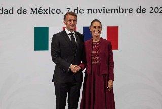 Sheinbaum y Macron abogan por el respeto a la soberanía y la cooperación en seguridad y derechos humanos