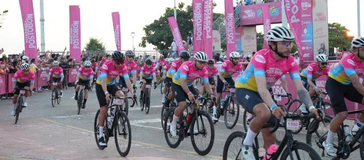 Más de 8 mil ciclistas ya recorren el Atlántico en el Giro de Rigo