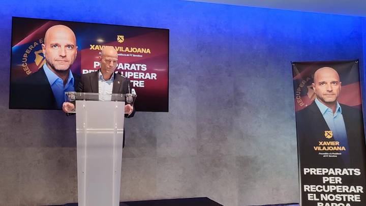 Xavier Vilajoana presenta precandidatura presidencial al Barça: "La gestión de Laporta es demencial"