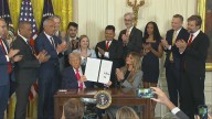 Trump, First Lady sign foster care executive order