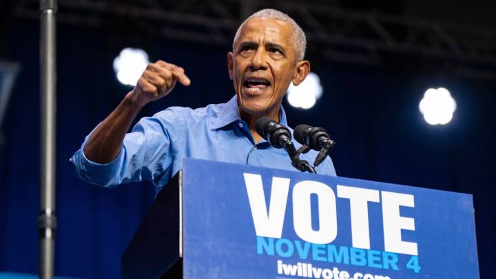 Obama tells Democrats to push back against Trump’s ‘lawlessness and recklessness’
