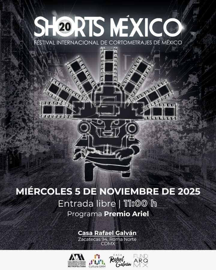 Continúan las proyecciones del 20° SHORTS México en la Casa Rafael Galván de la UAM