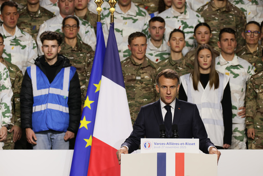 French president unveils new 10-month voluntary military service for volunteers aged 18 and 19