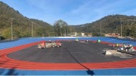 Laviana, a la carrera: comienzan las obras de las nuevas pistas de atletismo