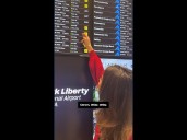 Travelers in Newark struggle through impacts of FAA service cuts/government shutdown