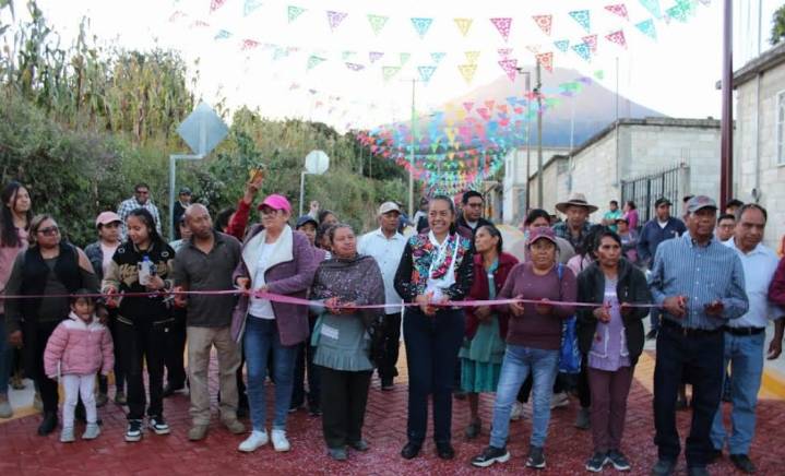 Ariadna Ayala transforma San Pedro Benito Juárez con nueva pavimentación