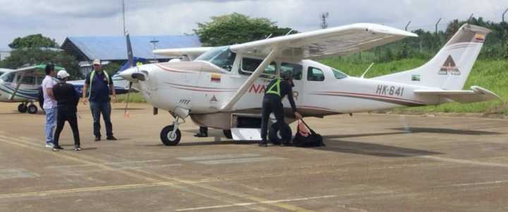 Cuatro personas mueren en un accidente de avioneta en Colombia