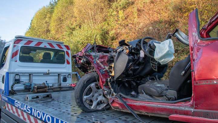 Un muerto y una herida grave en un accidente en la N