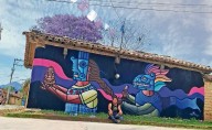 Murales muestran tradición y cultura de la región Mixteca de Oaxaca