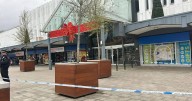 BREAKING Stockport shopping centre in lockdown as police and air ambulance swarm area