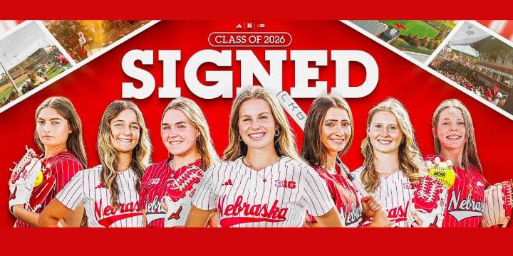 Nebraska Softball inks seven for 2026