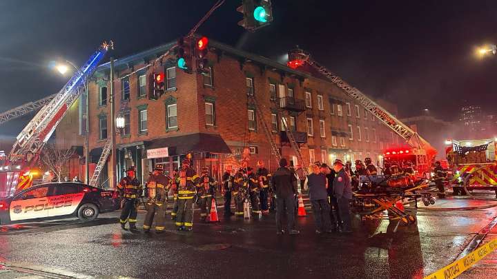 2 firefighters fall through floor while battling 3-alarm fire in Hartford – NBC Connecticut