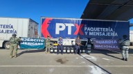 Cae tractocamión con droga en el Puesto Militar “Cucapah”, hay 2 detenidos