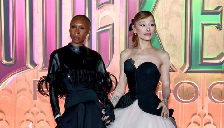 Ariana Grande Speaks for Cynthia Erivo at ‘Wicked: For Good’ NYC Premiere Amid Cynthia’s Illness: ‘She Has to Rest Her Voice!’ | Ariana Grande, Cesily Collette Taylor, Cynthia Erivo, Emilie Livingston