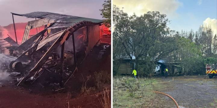 Fire destroys two structures on Molokai