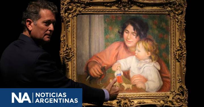 Subastan por precio récord un cuadro inédito de Renoir