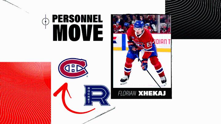 Florian Xhekaj recalled from Laval Rocket