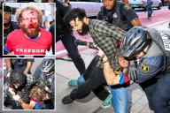 Protester named 'Jihad' charged with assault and robbery after brawl at Berkeley Turning Point USA rally