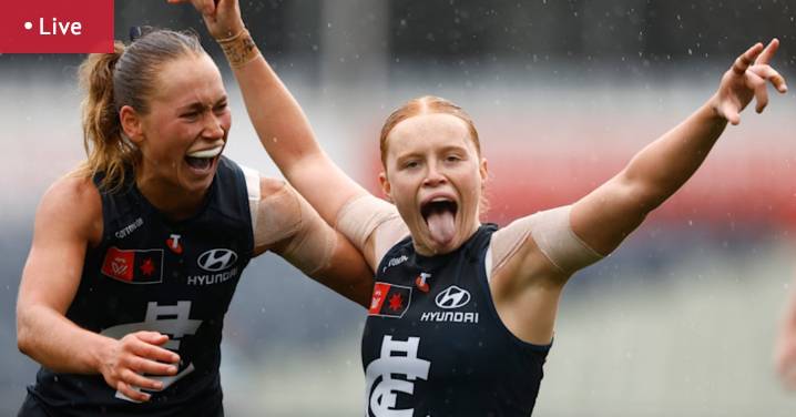 Carlton Blues vs West Coast Eagles LIVE: Follow AFLW finals week 1 elimination final scores, results, odds, squads and start time from Ikon Park in Carlton.