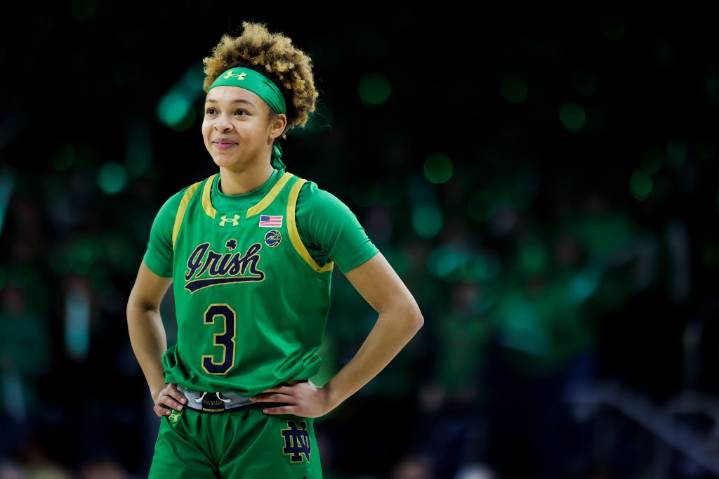 Notre Dame's Hannah Hidalgo sets NCAA record with 16 steals
