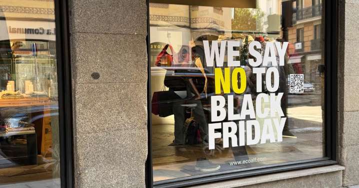 Ecoalf dice no al Black Friday: «Refleja un sistema que nos hace consumir sin frenos»