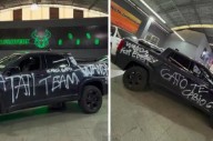 Alex Caniggia denunció que le vandalizaron el auto y mostró su nuevo cambio de look