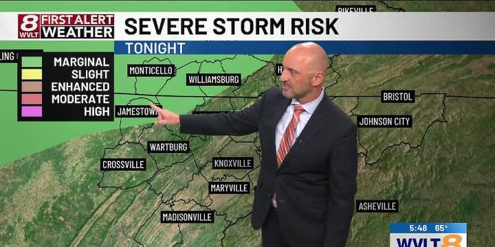 Rain and storms overnight with another round of rain late week