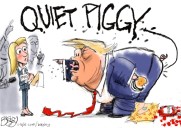 Bagley Cartoon: Some Pig