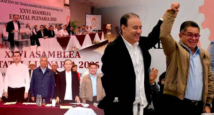 Sonora registra aumento salarial del 235%, afirma Alfonso Durazo; celebra “avance histórico” en asamblea de CTM
