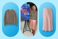 Kate Hudson’s Satin Skirt and Sweater Outfit You Can Copy for Less
