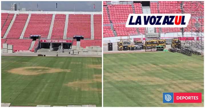 Cancha del Nacional sufre por seguidilla de conciertos: así está de cara a crucial partido de La U