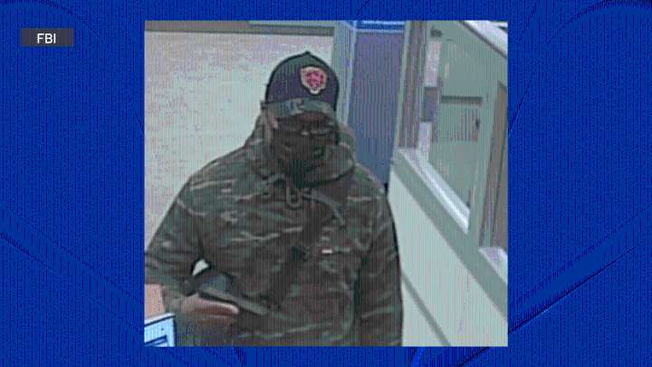 FBI releases images of man wanted for St. Charles bank robbery