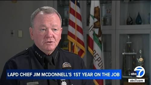 Los Angeles Police Chief Jim McDonnell reflects on challenging first year, but says 'couldn't be more proud to be back'