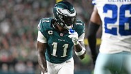 Eagles take early lead on Cowboys on A.J. Brown's touchdown