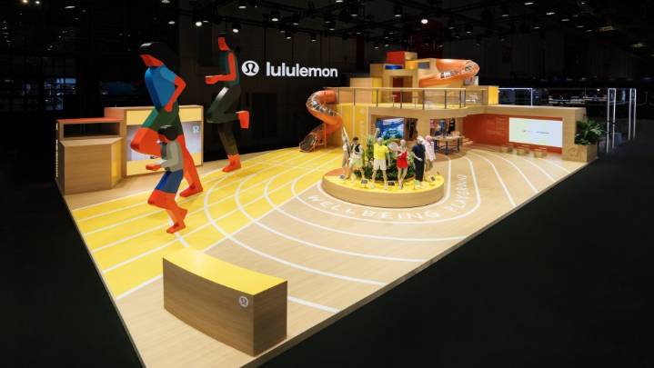 Inside Lululemon 'Well-being Playground' at CIIE In Shanghai