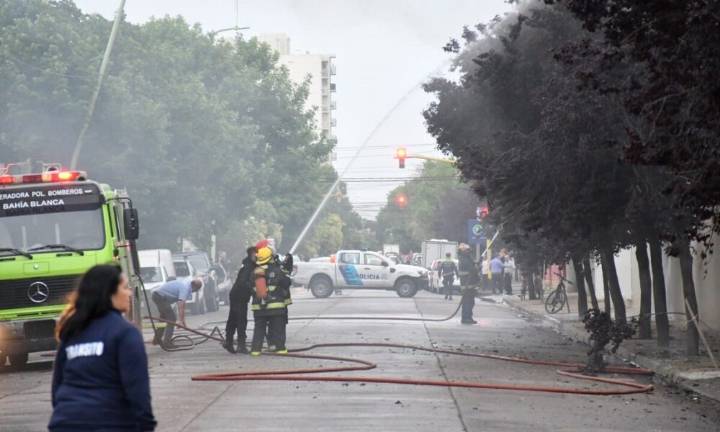 Incendio del Híper de Aguado: "Todos los trabajadores están bien"